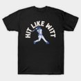 thumbnail image 1 of T-Shirt Unisexe Rétro de Baseball avec Graphique Witt Jr Hit Like Witt, Tailles jusqu'à 3TG, 1 of 4