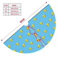 thumbnail image 2 of KLL 36" Christmas Tree Skirt Duck Swimming Xmas Tree Skirts Mat for New Year Xmas Holiday Party Indoor Outdoor Home Decoration, 2 of 5