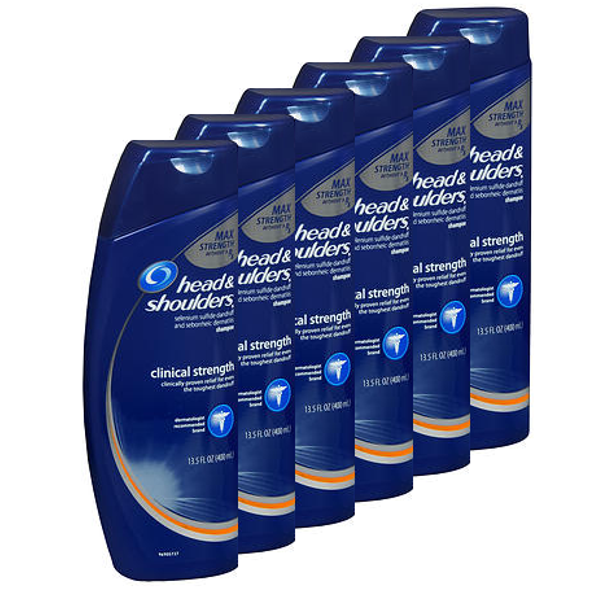 Head & Shoulders Clinical Strength Dandruff and Seborrheic Dermatitis Shampoo 13.5 Fl Oz