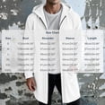 thumbnail image 3 of FSYBOA Men's Zipper Hoodies, Long Sleeve Casual Winter Loose Fit Long Hooded Jackets White Size 3XL, 3 of 6