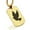 Gold, variant on Stainless Steel Religious Dove Dog Tag Pendant Necklace