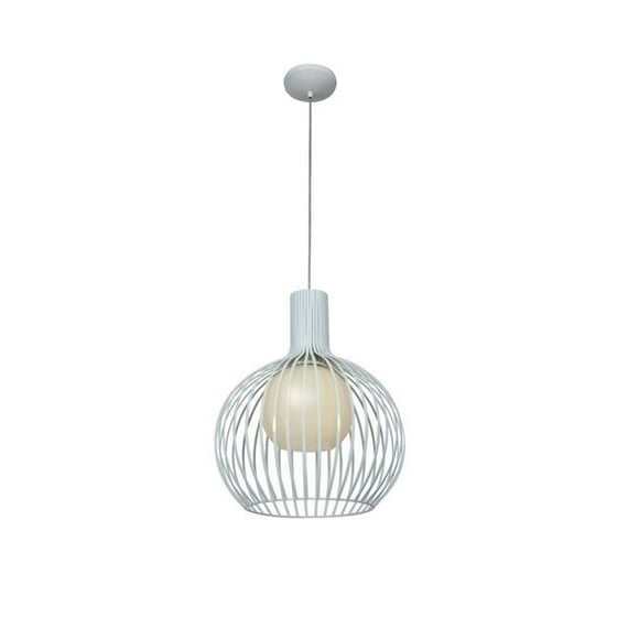 Access Lighting 23435-WH-OPL 15 Po. Chuki 1 Lumière Suspension Blanche