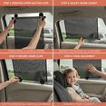 thumbnail image 4 of Jolly Jumper Sun Shade (2 Pack) | Retractable Car Window Shades with Suction Cups & Clips | UV Protection for Baby & Toddler Travel, 4 of 6
