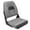 Marble • Reef Stone, variant on Wise DLX1461-1904 DLX Series Pontoon High Back Seat - White / Mariner Blue