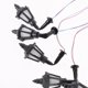 thumbnail image 3 of unbranded 6Pcs Simulation Wall Lights European Style Black Decorative Lamp Artware, 3 of 6