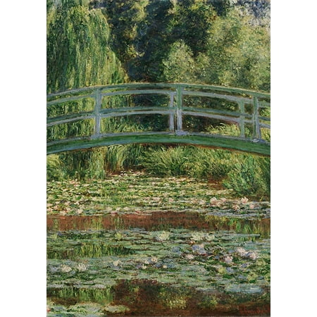 Claude Monet “Water Lilies and Japanese Bridge” Poster 16.53inch×11 ...