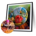 thumbnail image 1 of Cuadros Decorativos Kit de pintura de diamante 5D, bola de flores, taladro redondo completo, diamantes de imitación, artes de pared DIY DQrwqpou Nuevos Originales, 1 of 9