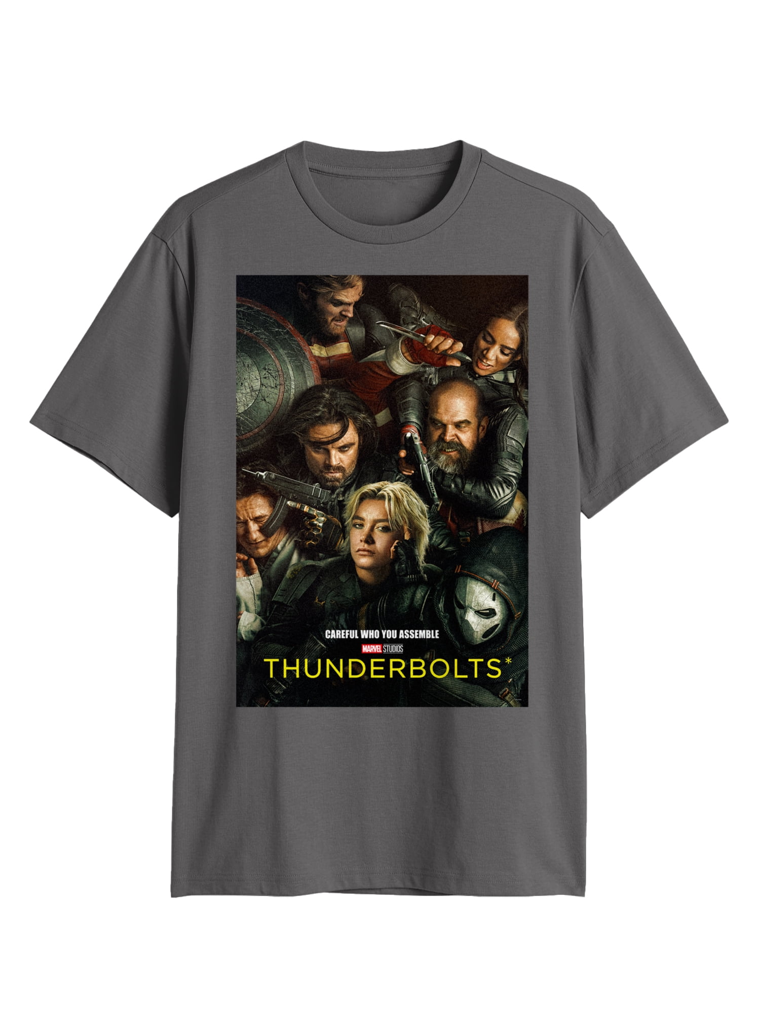 Thunderbolts, Men's & Big Men's Graphic Tee, Group Poster, Sizes S-3XL