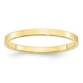 thumbnail image 4 of 10K Yellow Gold 2mm Light Weight Flat Band Ring Size 5.5, 4 of 7