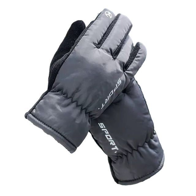 Guantes de invierno impermeables y resistentes al viento para hombre y mujer, guantes cálidos para clima frío, dedos con pantalla táctil, para conducir, andar en bicicleta y correr949