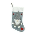 thumbnail image 3 of Xuniizn Christmas Stockings Bulk, Assorted Festive Xmas Stockings for Fireplace Mantel Decor, Traditional Holiday Ornaments, Christmas Decorations for Home, Cloth, Gray, 3 of 3