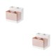 thumbnail image 1 of Caja de Almacenamiento de Maquillaje Advancent Rosa 2piezas Multifuncional Gran Capacidad, 1 of 6