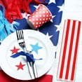 thumbnail image 5 of 8Pcs Patriotic Cotton Fabric Bundles Red Blue White Star Stripe Fat Quarters 4th of July Quilting Patchwork for Independence Day DIY Handmade Craft Party Decor, 10 x 10 Inch, 5 of 5