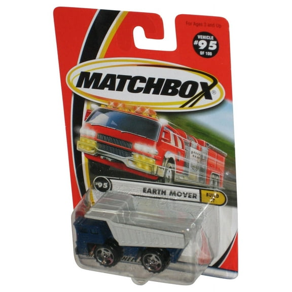 Matchbox Build It (2000) Blue & Grey Earth Mover Toy Truck #95/100