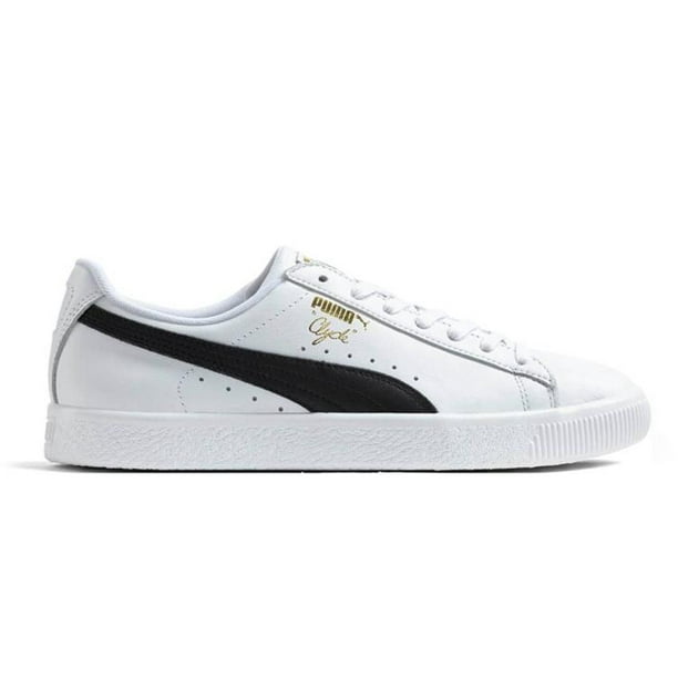 puma clyde core foil white