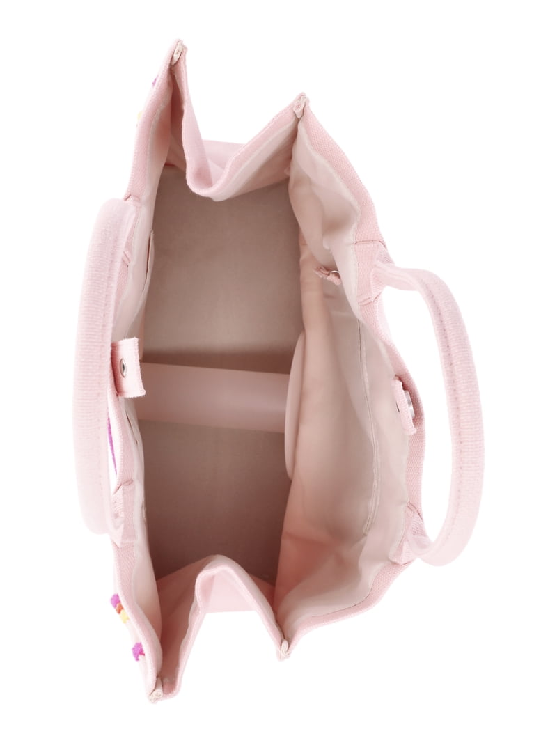 No Boundaries Burlap Tote Bag for Women Sunkissed Pink Vacation
