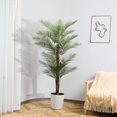 thumbnail image 5 of 6 Feet Artificial Palm Tree in Pot Faux Green Areca Palm Plant, Fake Tree for Home Decor Office House Living Room Indoor Outdoor, 5 of 8
