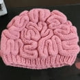 2024 Spoof Horror Brain Hat Halloween Beanie Adult Child Skullies