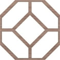 thumbnail image 2 of 33"W x 33"H x 3/8"T Extra Large Cameron Decorative Fretwork Wood Ceiling Panels, Walnut, 2 of 10