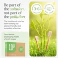 thumbnail image 2 of VIVAGO Bamboo Toothbrushes Bulk Soft Bristles (50 Pack) - Eco-Friendly, Natural Wooden Toothbrush, 2 of 6
