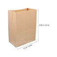 thumbnail image 2 of unbranded 20Ud Bolsas Pequeñas De Papel Kraft Para Almacenamiento Y Snacks Marrón, 2 of 7