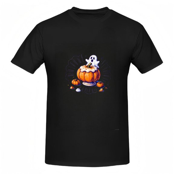 Halloween Ghost Pumpkin Graphic Tee / T-Shirt