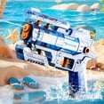 thumbnail image 1 of Pistola transformable de agua pequeña con activación por ráfaga, estilo pistola, de verano continuo, para exteriores., 1 of 9
