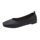 thumbnail image 1 of Zapatos planos para mujer, primavera 2022, zapatos planos de bailarina con punta cuadrada de marca para mujer, mocasines informales sin cordones para mujer, zapatos planos para mujer39 Gao Jinjia LED, 1 of 2