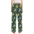 thumbnail image 3 of FORMRS Women's Pajama Pants with Pockets Soft Comfy Loungewear Sleep Bottom, Sizes S-2XL, Blue Lemons, 3 of 8