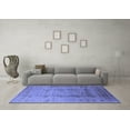thumbnail image 3 of Ahgly Company Machine Washable Indoor Rectangle Oriental Blue Traditional Area Rugs, 5' x 8', 3 of 4