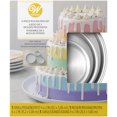 thumbnail image 1 of Wilton Aluminum 3-Tier Round Cake Pan Set, 1 of 8