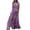 Purple, variant on Leesechin Beach Kaftan Dress for Women Swimsuit Cover Up Loose Casual Maxi Dress Plus Size Dress Homewear for Women