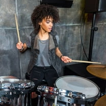 GOOHOCHY Maple Wood 5A Drumsticks for Kids and Adults Lightweight Percussion Drumsticks for Drumming Practice Khaki Color