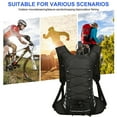 thumbnail image 4 of Portable breathable sports backpack large capacity hiking bike water bag backpack - black, 4 of 5