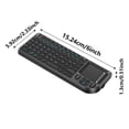 thumbnail image 4 of BotaniNest Keyboard With Touchpad Keyboard 2.4G Thin Handheld Wireless Portable Suitable For PC/Tablet/TV/Smartphone Suitable For Travel And Home Use，Rec, 4 of 7