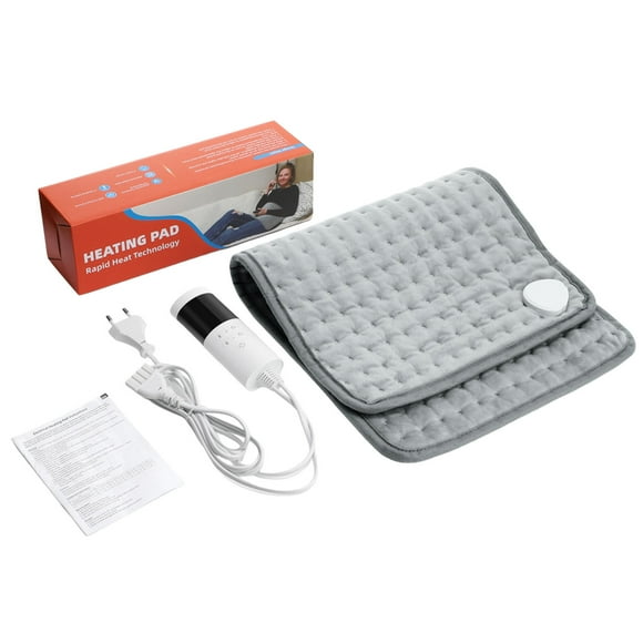 Large Heating Pad 33x17 Size Polyester 9 Heat Settings 4 Timers Auto Shut off Machine Washable for Back Neck Abdomen Muscle Soreness Menstrual Cramps Winter