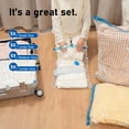 thumbnail image 2 of WINDAY Vacuum Storage Bags with Electric Air Pump, Space Saver Vacuum Seal Storage Bags 4-Pack Sealer Bags for Clothes, Clothing, Bedding, Comforter, 2 of 11