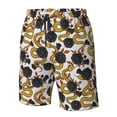 thumbnail image 5 of Naloa Snake And Rose Men's Beach Shorts, Surfing shorts, Swim trunks, Quick Dry Swim Trunks for Surfing Beach Fun - 3X-Large, 5 of 9