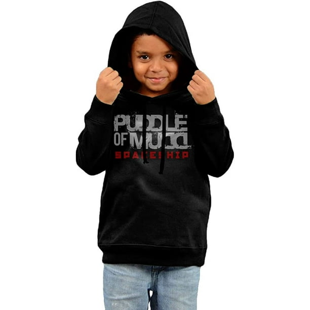 Cute Puddle Of Mudd Spaceship Toddler Little Boy Hoodie Sweatshirt -