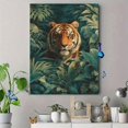 thumbnail image 4 of Qisvanset Tiger Jungle Canvas Wall Art Print 15.75x11.81 Inches, 4 of 8