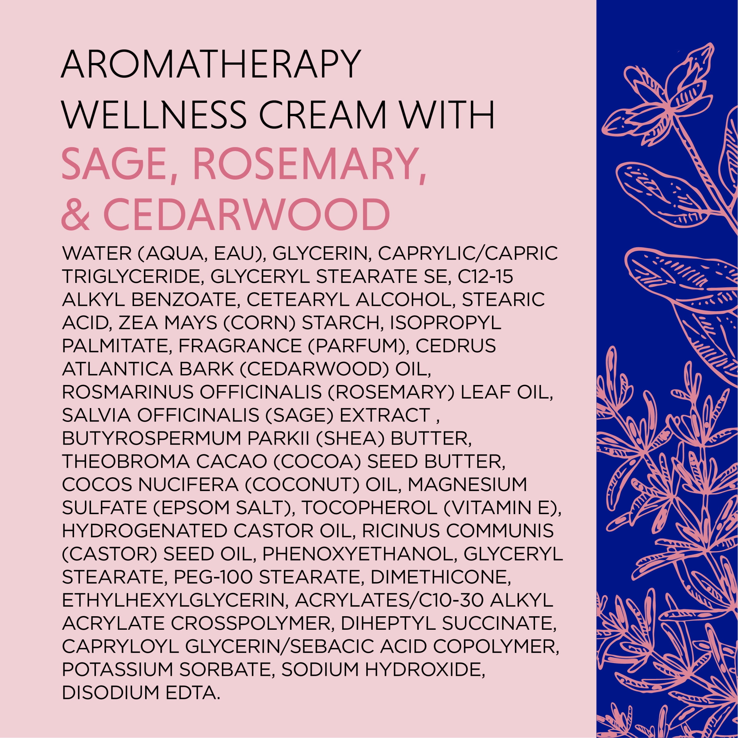 Dr Teal's Aromatherapy Comfort Body Cream with Sage, Rosemary, & Cedarwood, 8oz