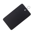 thumbnail image 2 of 200pcs Plastic Hanging Tags Iron Gourd Pin Set Waterproof PVC ID Holder for Office (100pcs Tag, 100pcs Pin, Black), 2 of 6