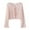 Pink, variant on asjyhkr Women Blouses Long Sleeve V Neck Drawstring Knit Cardigan Casual Lightweight Outdoor Hiking Vacation Sun Shirts
