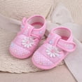 thumbnail image 2 of Herrnalise Cute Baby Girls FloralSandals Bow Toddler Infant Boy Soft Sole Prewalker Shoes, 2 of 3