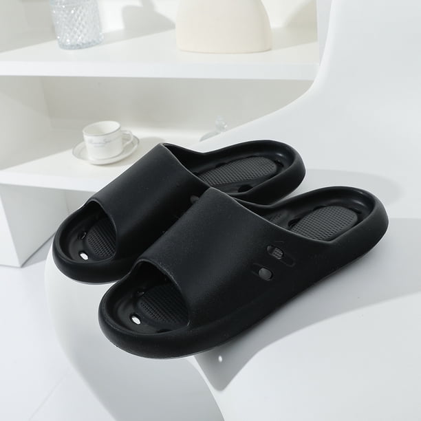 Moda Sandalias Eva Sandalias de piscina sin deslizamiento zapatos de ducha de secado rápido con agujeros de drenaje zapatos de baño para spa de playa de verano