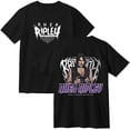 thumbnail image 2 of Rhea Ripley Merch Cotton T-Shirt Women Men Casual Crewneck Short Sleeve Tee, 2 of 3