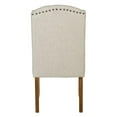 thumbnail image 5 of OSP Home Furnishings Jessica Tufted Wing Chair in Linen Fabric, 5 of 9