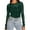 Green, variant on Cadancy Mesh Top Women Long Sleeve Sparkly Bodycon Stretchy Sheer Shirts Crewneck Sequin Glitter Holiday Party Rave Outfits Concert Night Out Clubwear