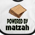 thumbnail image 4 of Inktastic Funny Passover Powered by Matzah Boys or Girls Baby Bib, 4 of 4