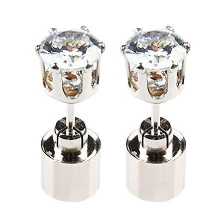 

Mackneog 1 Pairs LED Earrings Glowing Light Up Diamond Crown Ear Drop Pendant Stud Stainless Multi-Color For Party Festival One Size Purple Gift on Clearance